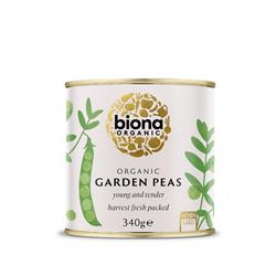 Organic Garden Peas - 340g, Biona