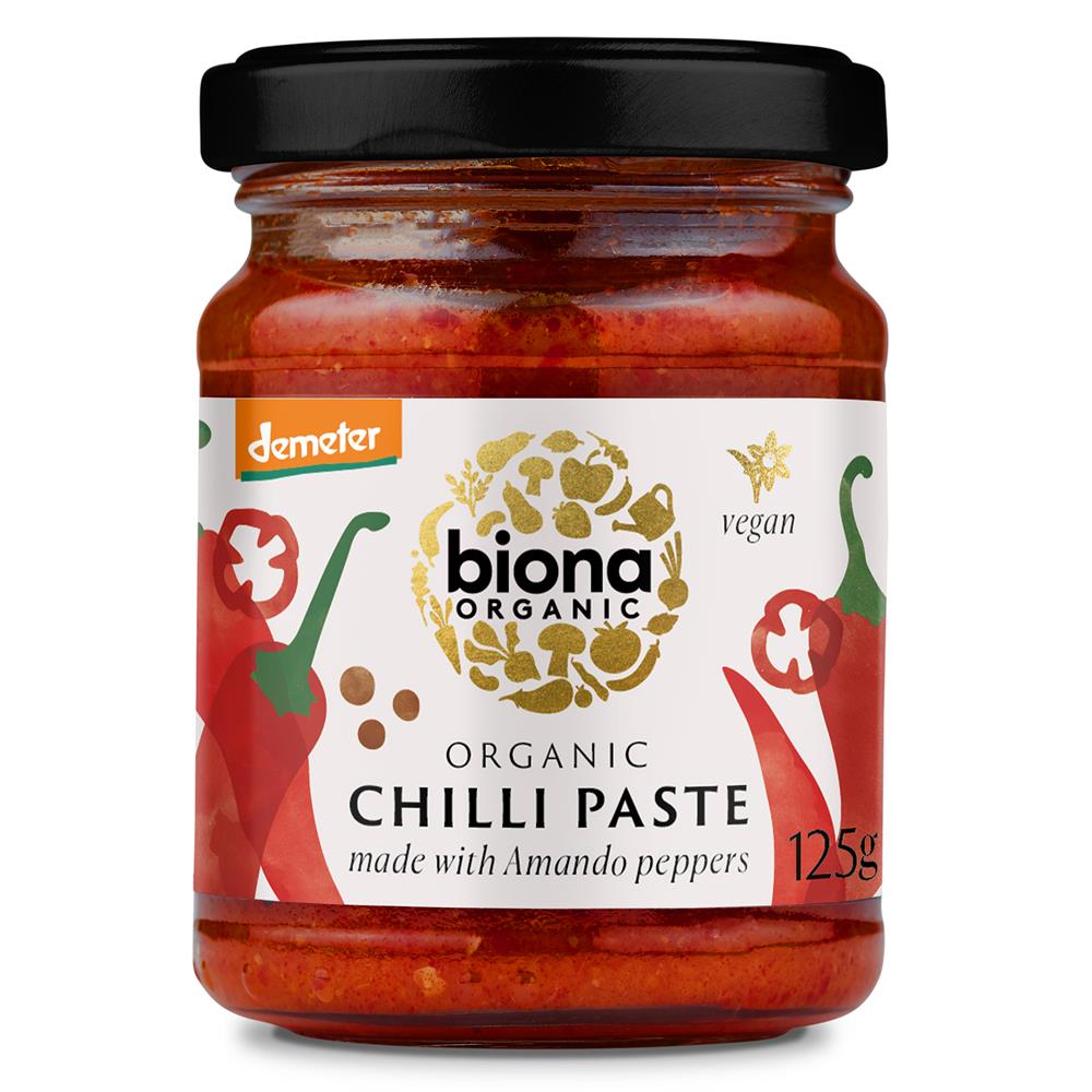 Organic Demeter Chilli Paste 125g, Biona