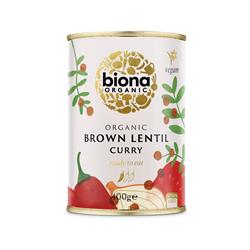 Organic Brown Lentil Curry 400g, Biona