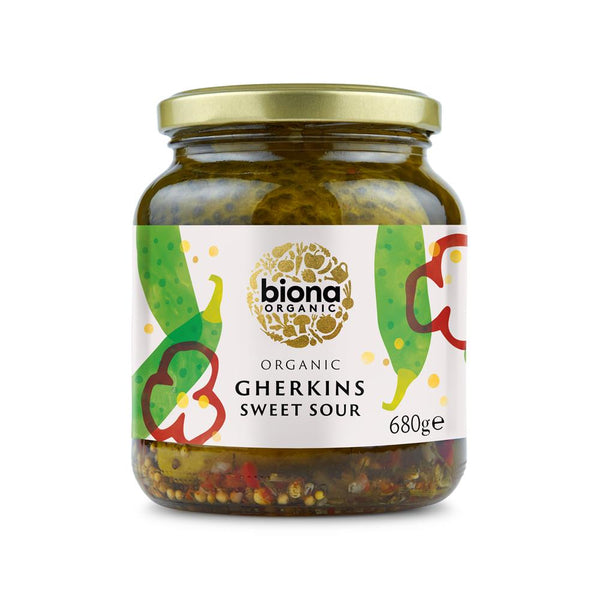 Biona Organic Gherkins 680g, Biona