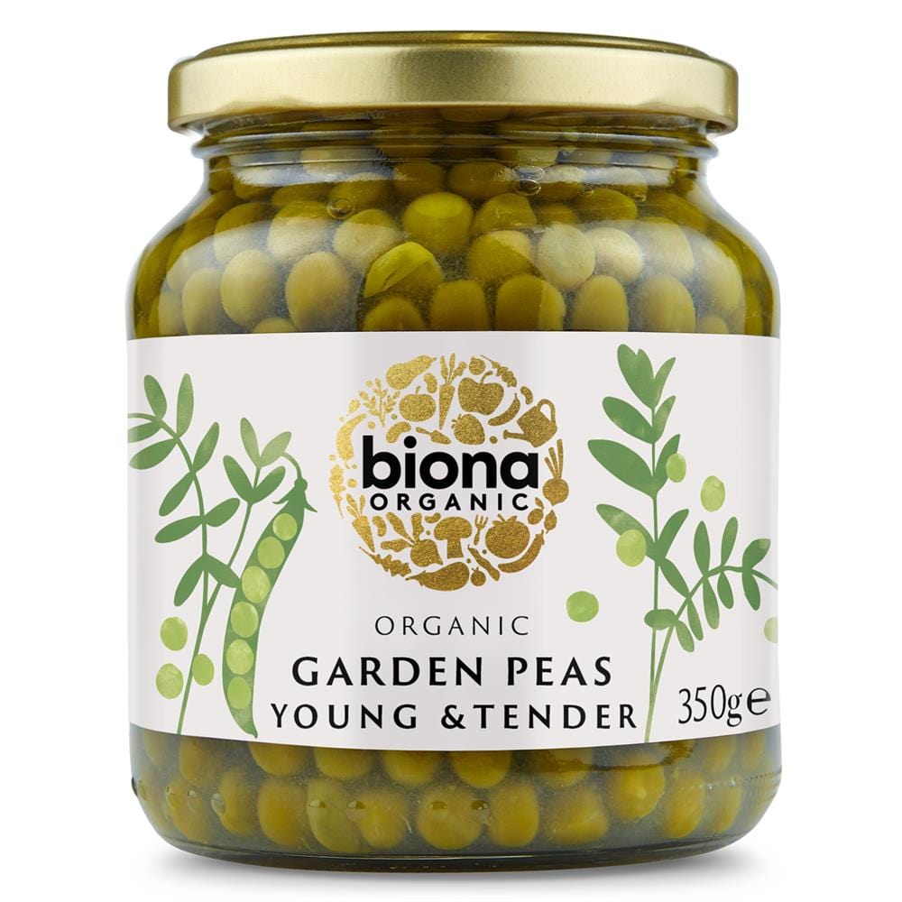 Biona Organic Garden Pea Young & Tender 350g, Biona