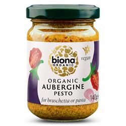 Biona Aubergine Pesto Organic 140g, Biona