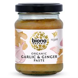 Biona Garlic & Ginger Paste Organic 130g, Biona