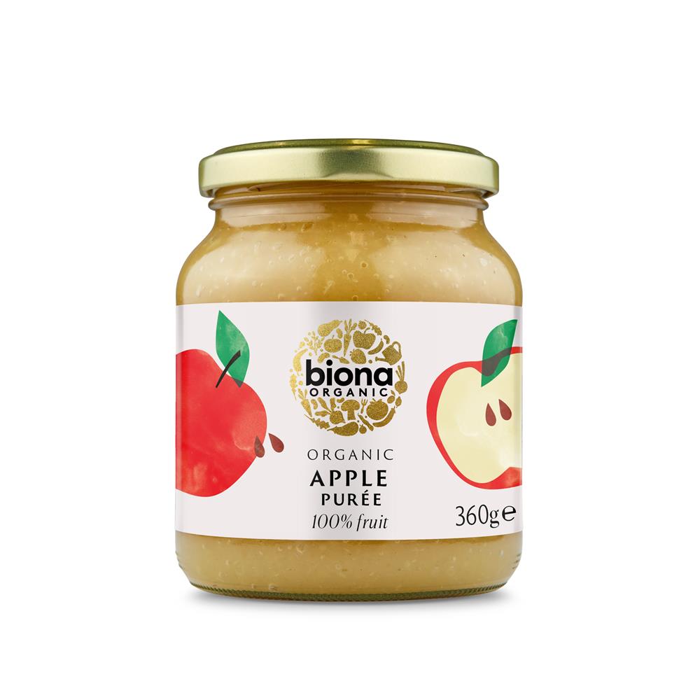 Organic Apple Puree - No added sugar 360g, Biona