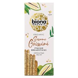 Organic Sesame Grissini 125g, Biona