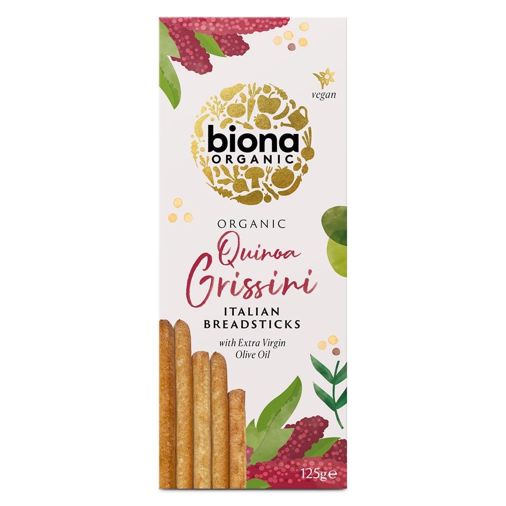 Biona Organic Quinoa Grissini 125g, Biona