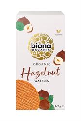 Organic Hazelnut Syrup Waffles 175g, Biona