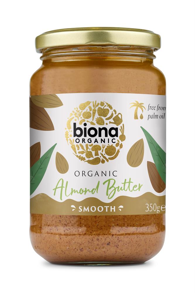 Organic Almond Butter 350g, Biona