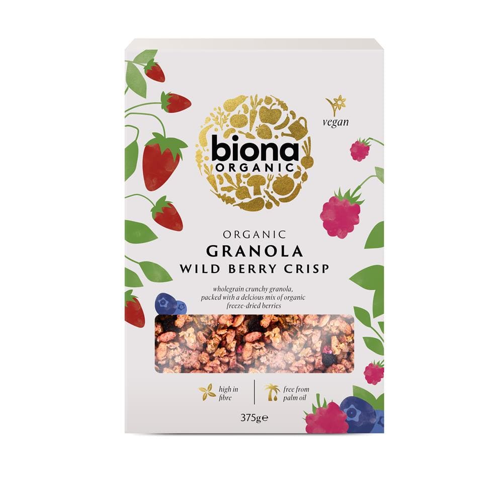 Organic Wild Berry Granola 375g, Biona