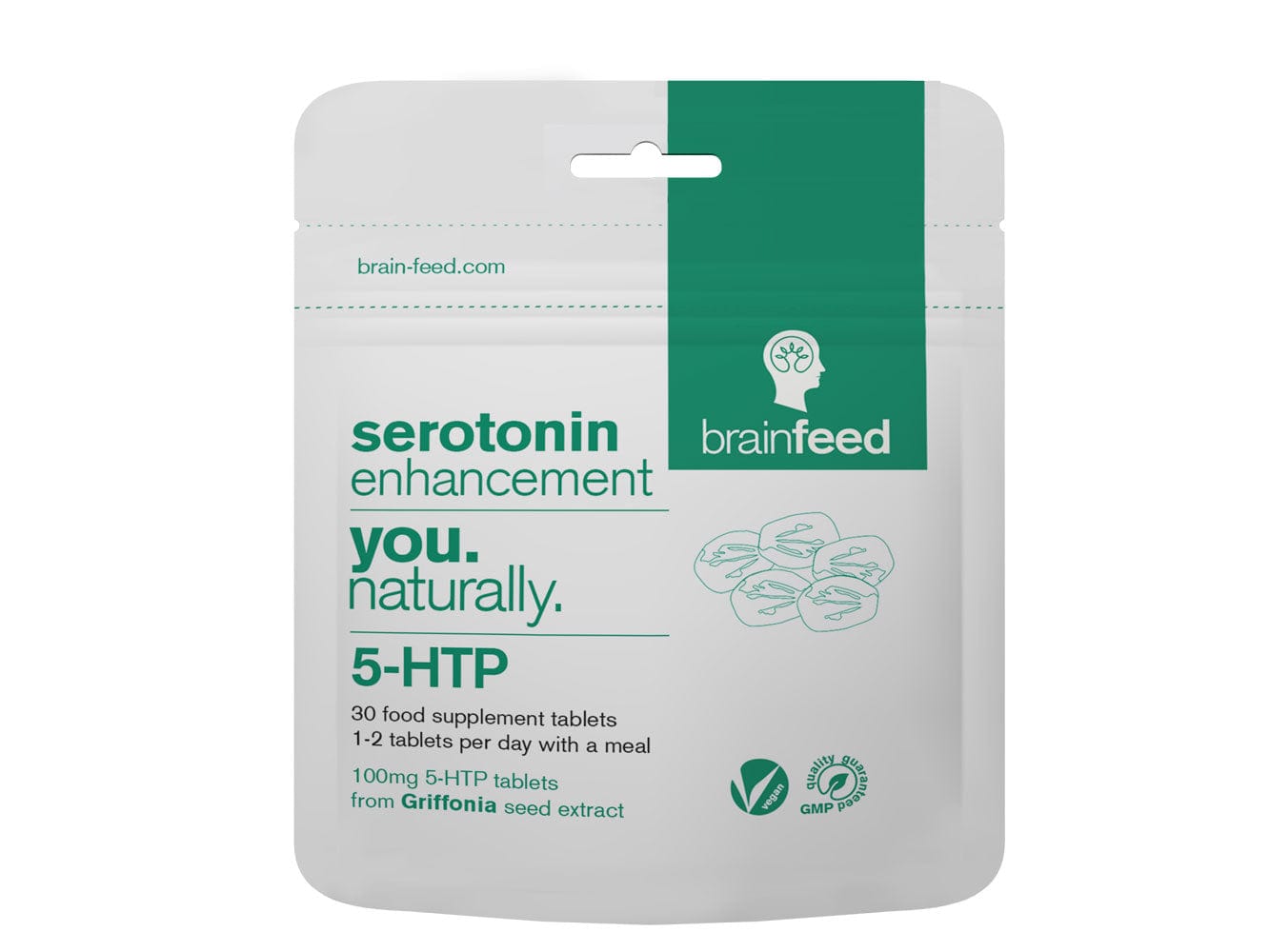 Serotonin Enhancement 5HTP 30, Brain Feed