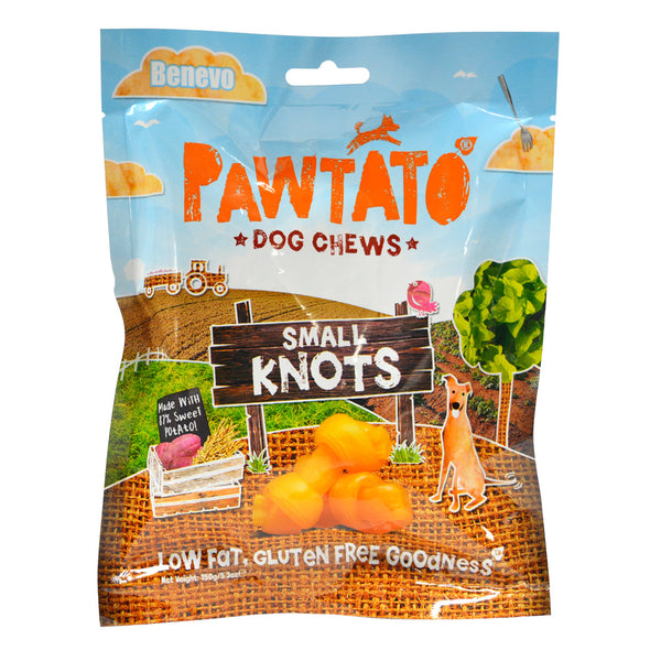 Pawtato Knots Small 150g, Benevo