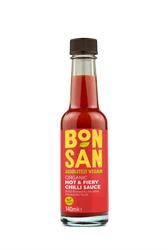 Organic Vegan Hot & Fiery Chilli Sauce 140ml, Bonsan