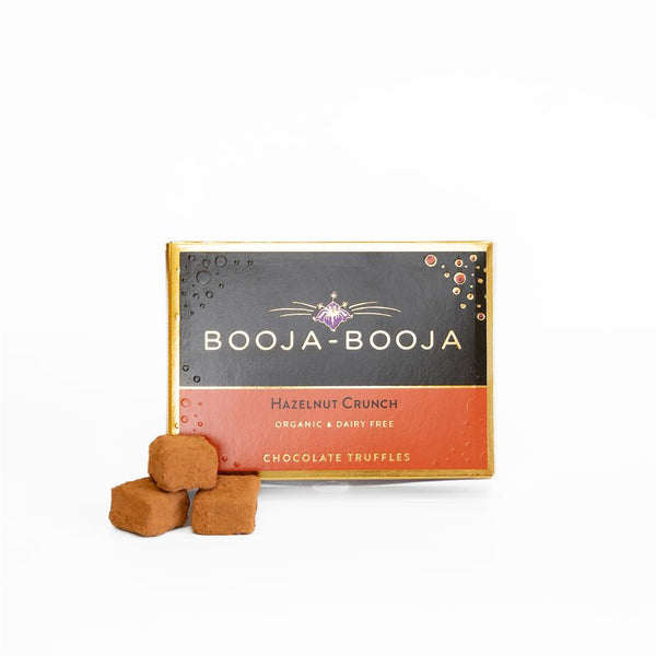 Hazelnut Crunch Chocolate Truffles 92g, Booja-Booja