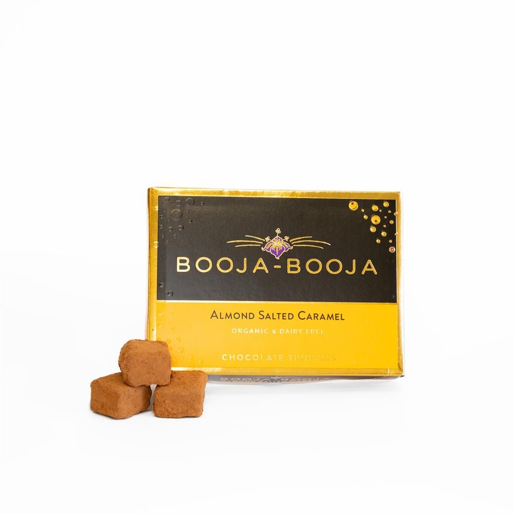 Almond Salted Caramel Chocolate Truffles 92g, Booja-Booja