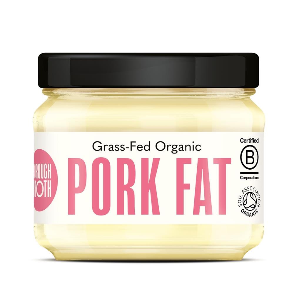 100% Organic Pork Fat 250g, Borough Broth