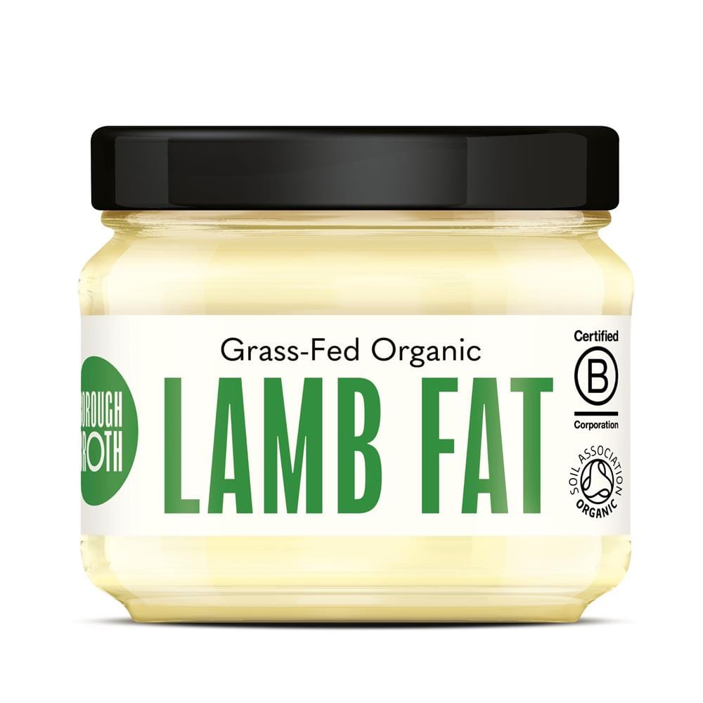 100% Organic Lamb Fat 250g, Borough Broth