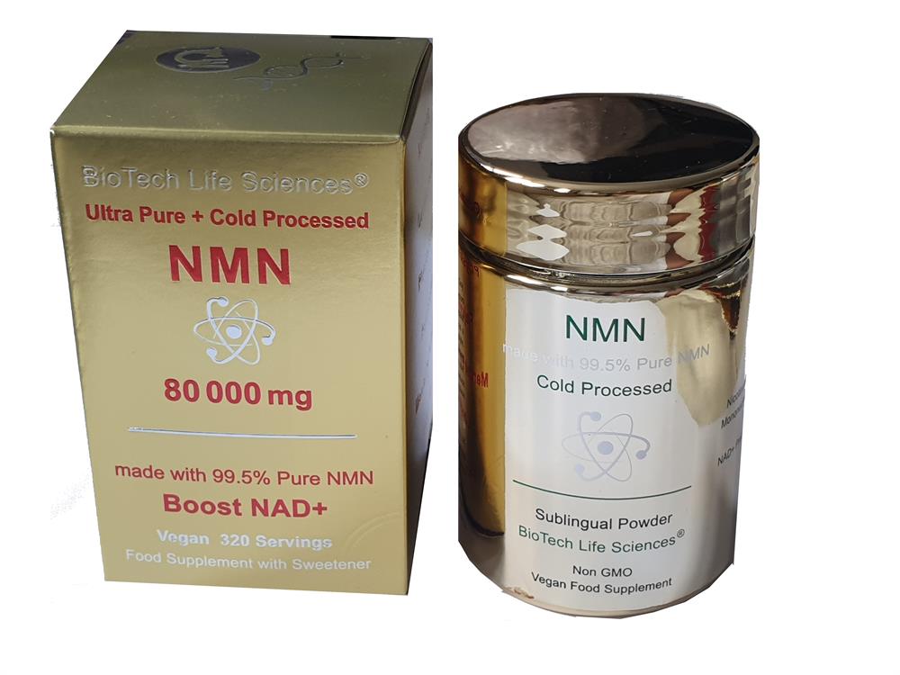 NMN 80 grams Anti-Ageing Boost NAD+ Energy >99% Pure +Citrus, BioTech Life Sciences