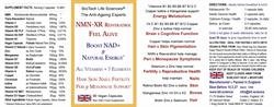 NMN-XR Resveratrol Vitamins Anti-Ageing Hair Skin Menopause 90, BioTech Life Sciences