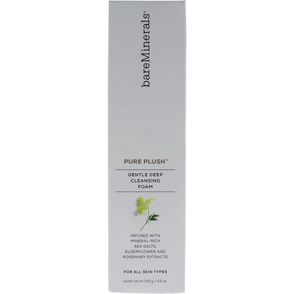 Bareminerals Pure Plush suave de espuma de limpieza profunda de 4.2 oz limpiador