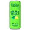 BRIO MATE Organic Energy Drink Mint & Lemon 250ml, Brio Mate