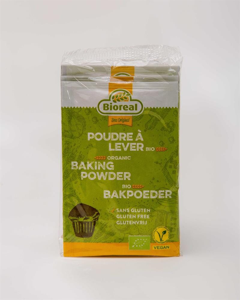 BIOREAL Organic Baking Powder 3x15g
(gluten-free), Bioreal