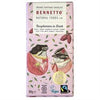 Organic Chocolate Bar Raspberry in Dark 80g, Bennetto