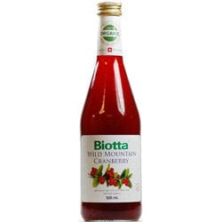 Organic Cranberry Juice 500ml, Biotta