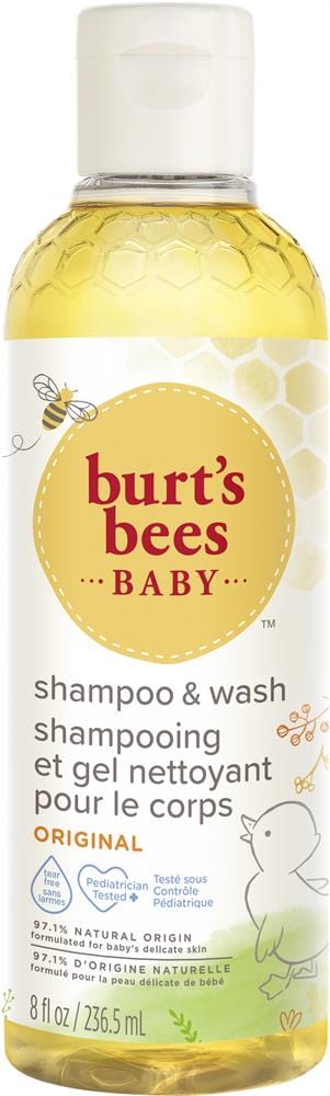 Burt's Bees Baby Shampoo & Wash 236.5ml, Burts Bees