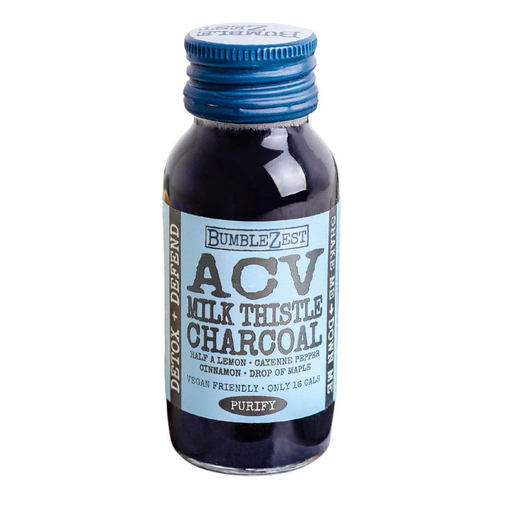 ACV MilkThistle & Activated Charcoal health shot 60ml, BUMBLEZEST