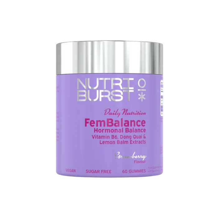 Nutriburst Fembalance 60 Gummies Strawberry