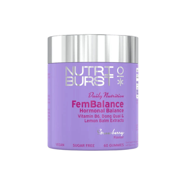 Nutriburst Fembalance 60 Gummies Strawberry