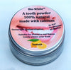 Organic Tooth Powder Lemon in a glass jar (plastic free) 35g, Bio-White