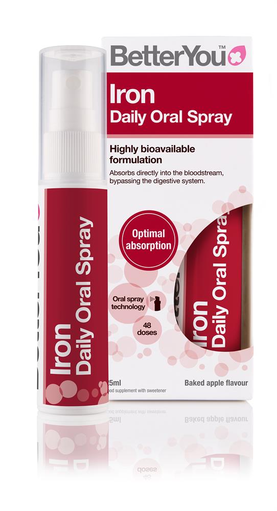 Iron Daily Oral Spray 25ml, BetterYou