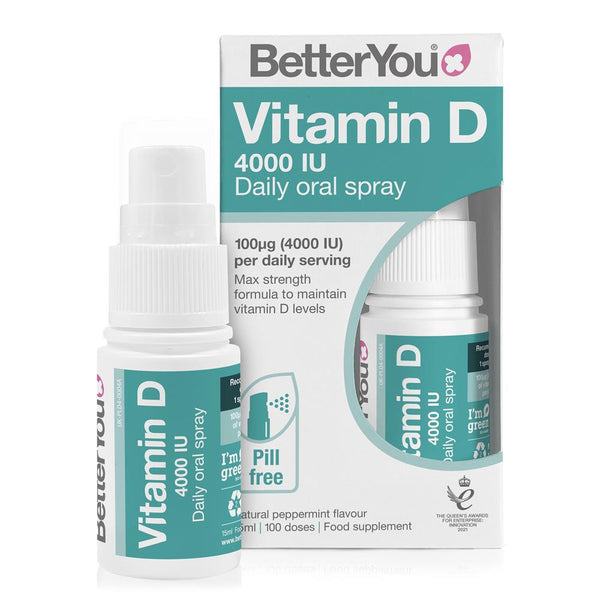 BetterYou Dlux4000 Oral Spray 15ml, BetterYou