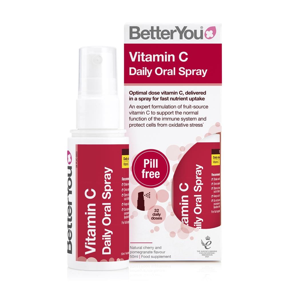 BetterYou Vitamin C Daily Oral Spray 50ml, BetterYou