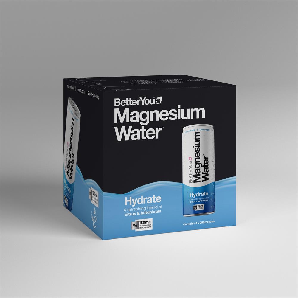 BetterYou Magnesium Water - Hydrate 4pk, BetterYou