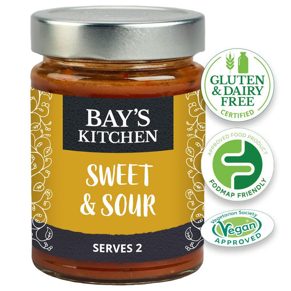 Sweet & Sour Stir-in Sauce Low FODMAP Vegan 260g, Bays Kitchen