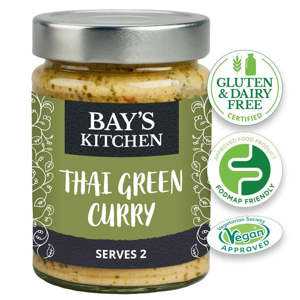 Thai Green Curry Stir-in Sauce Low FODMAP Vegan 260g, Bays Kitchen