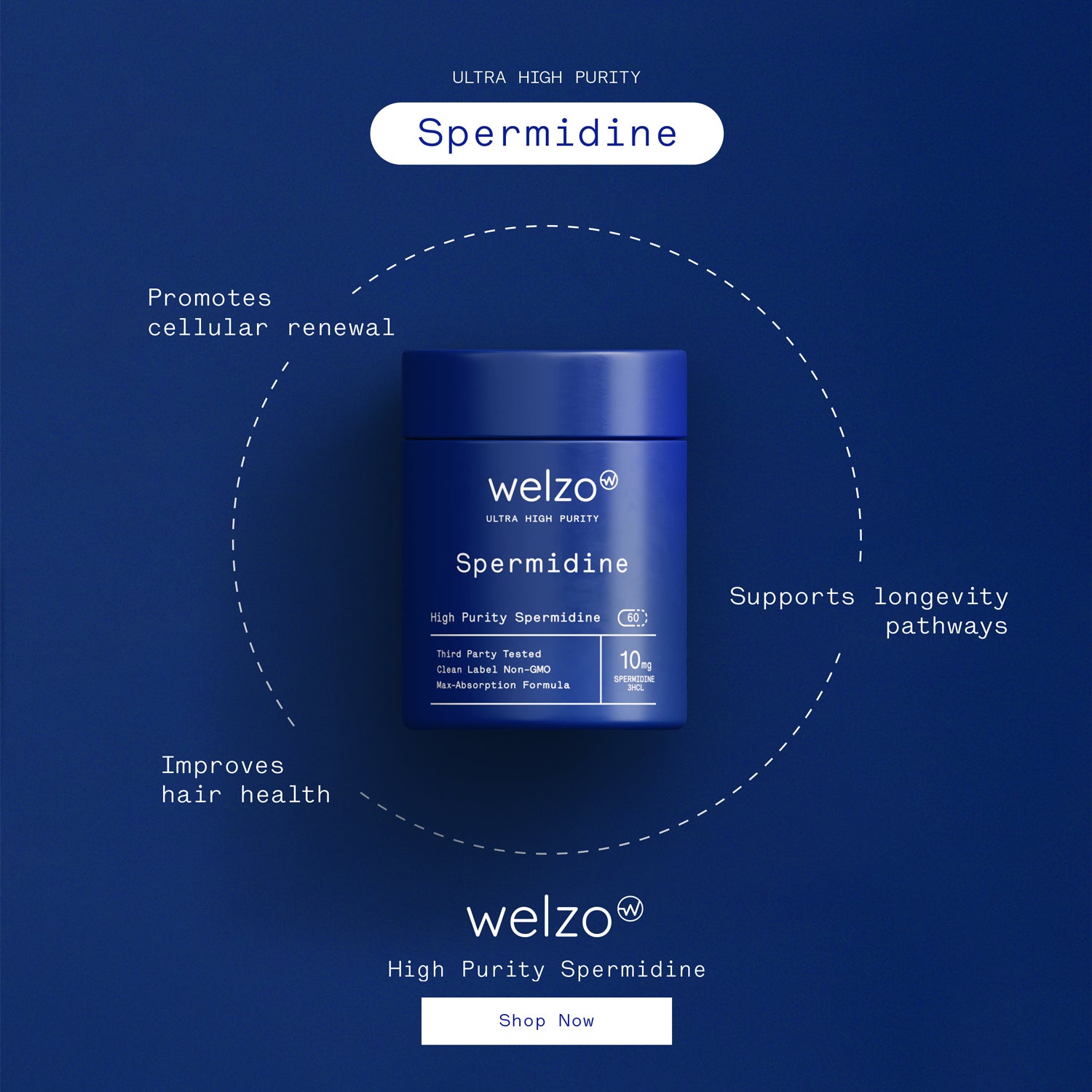 Welzo Ultra Purity Spermidine