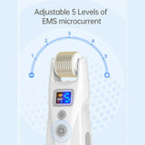 Bio rullo g5 rullo derma ricaricabile con EMS e LED tra cui 540 perni