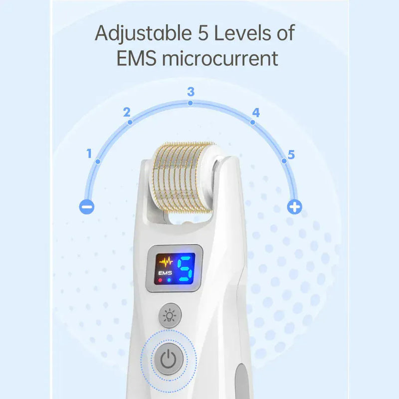 Bio rullo g5 rullo derma ricaricabile con EMS e LED tra cui 540 perni