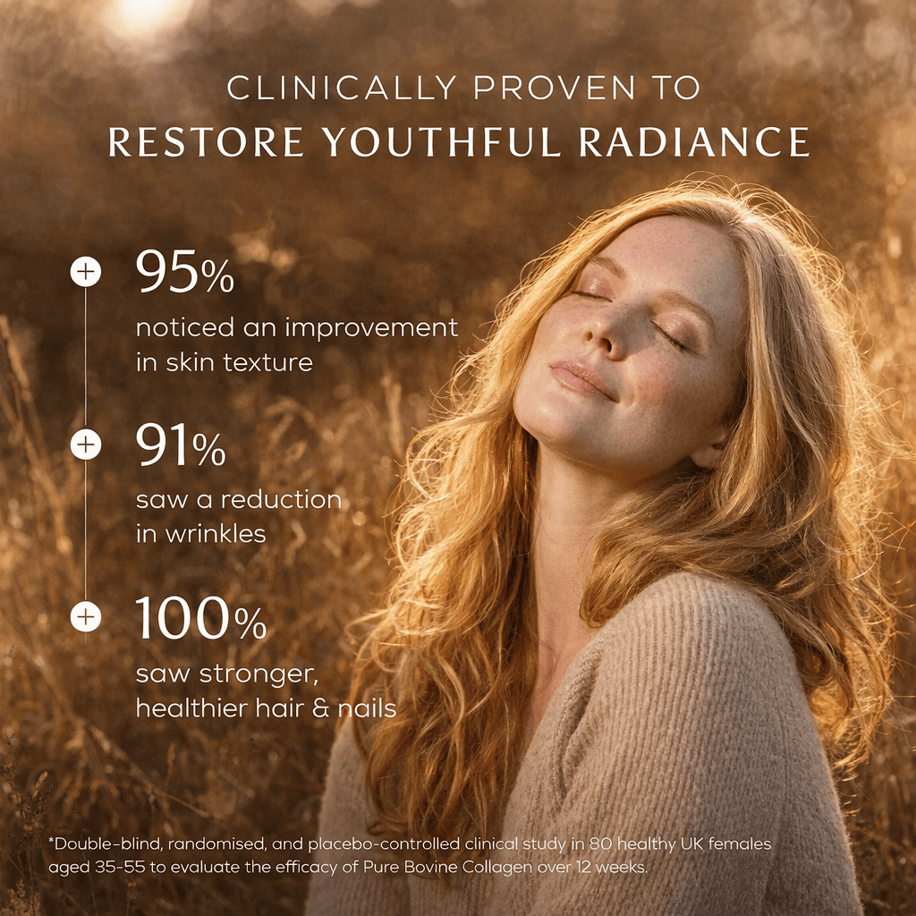 Welzo Skin Radiance Routine Skin LED Red Light Therapy Face Mask, Pure Bovine Collagen Peptides Powder - Welzo Ultra, Red Light Therapy Mask for Neck & Chest