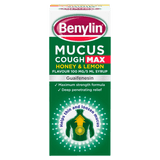 Benylin Mucus Cough Max Honey & Lemon Syrup 150ml - welzo