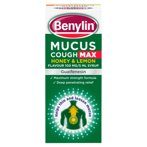 Benylin Mucus Cough Max Honey & Lemon Syrup 150ml - welzo