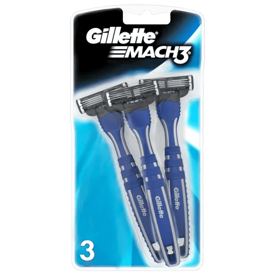 Gillette Mach 3 Disposable Razors Pack of 3 - welzo