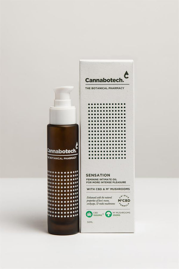 Sensation Mushroom & CBD Feminine Intimate Oil with Eucalyptus, Cannabotech