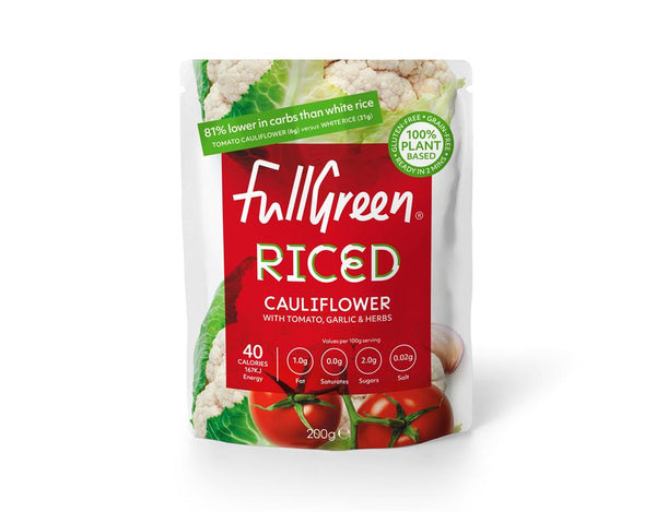 Riced Cauliflower with Tomato Garlic & Herb 200g, Caulirice