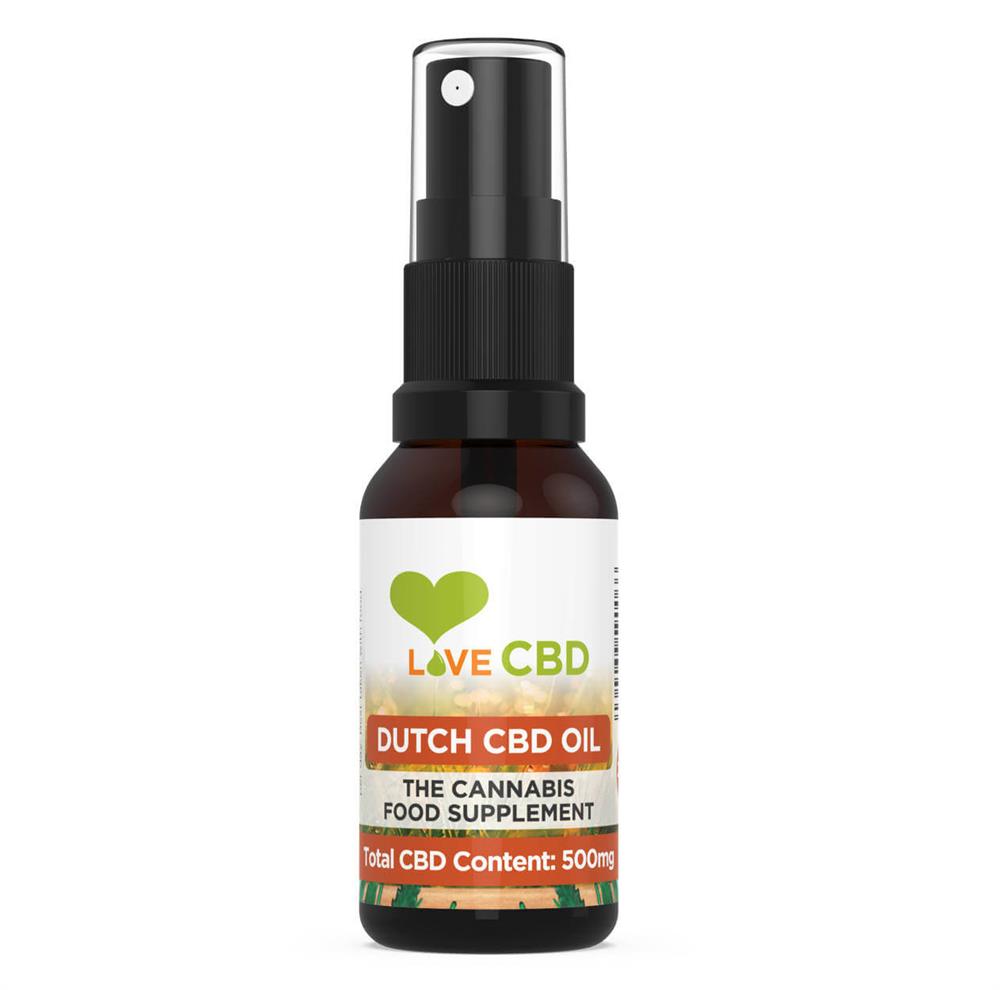 Love CBD Dutch 500mg CBD Oil 20ml, Love CBD