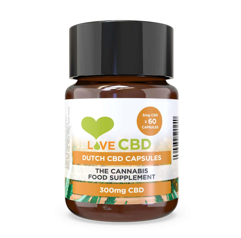 Love CBD Dutch Capsules 300mg, Love CBD