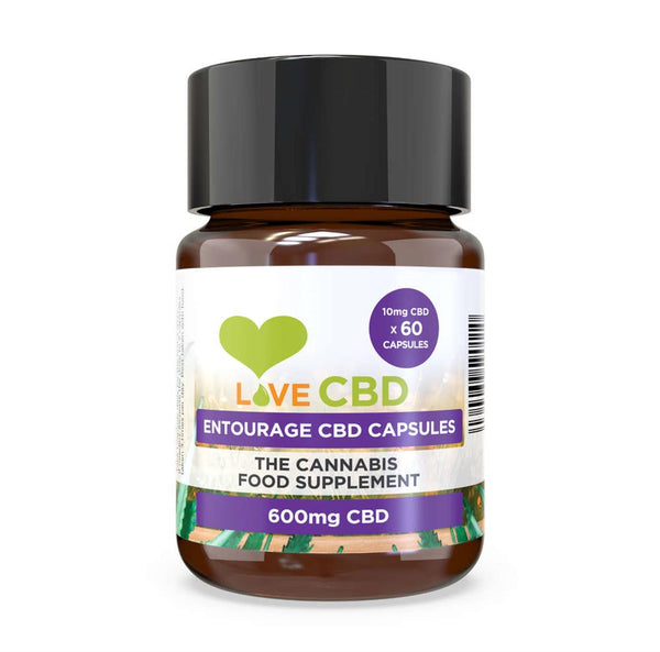 Love CBD Entourage 600mg Capsules, Love CBD